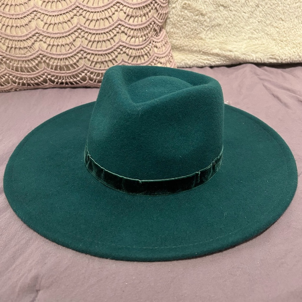 Emerald Green Wool Hat